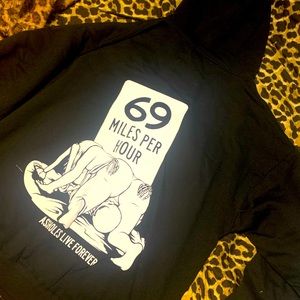 Brand new never worn unisex Assholes Live Forever sweater